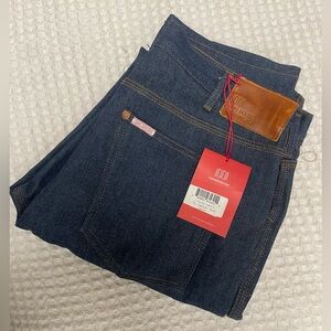 Topo Designs raw Made in USA Classic Blue Denim Jeans - 34
